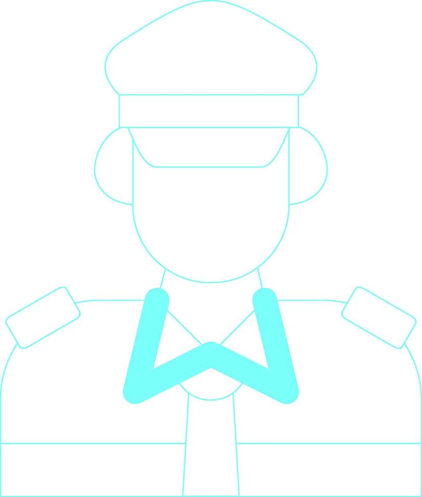 Captain Creative Icon Design vector