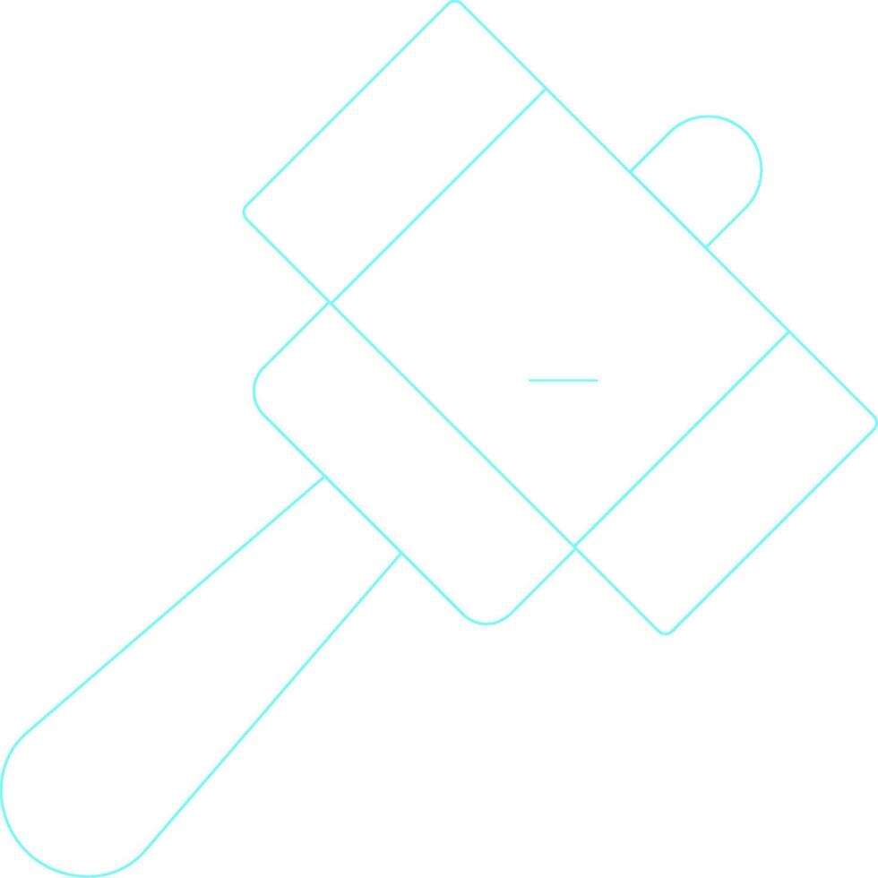 Hammer Creative Icon Design vector