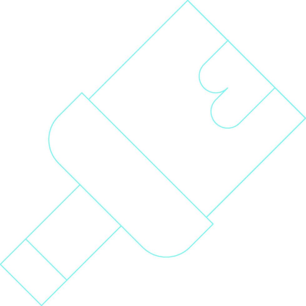 Paint Brush Creative Icon Design vector