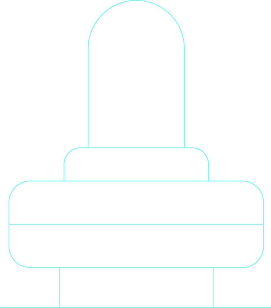 Rubber Stamp Creative Icon Design vector