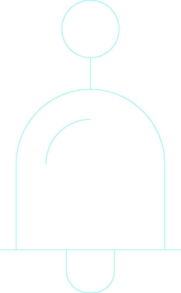 Bell Creative Icon Design vector