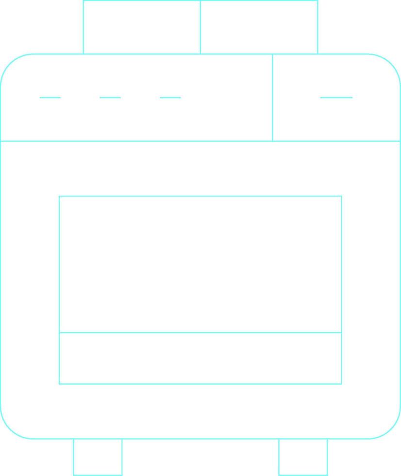 Stove Creative Icon Design vector