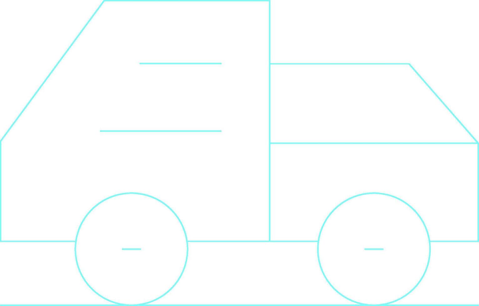 Garbage Truck Creative Icon Design vector