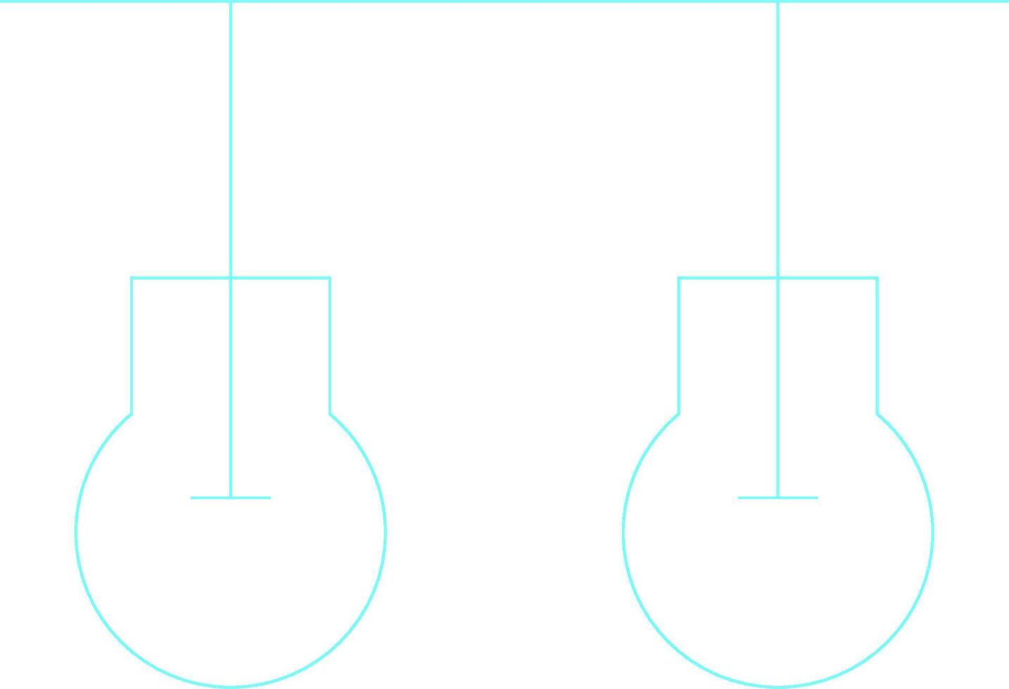 Ceiling Light Creative Icon Design vector
