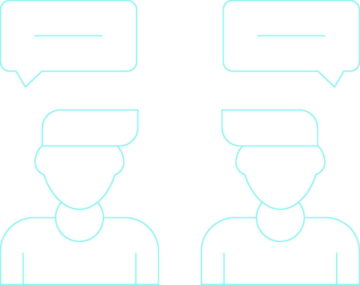 Conversation Creative Icon Design vector