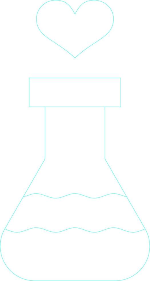 Test Tube Creative Icon Design vector