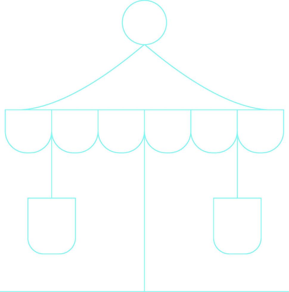 Carousel Creative Icon Design vector