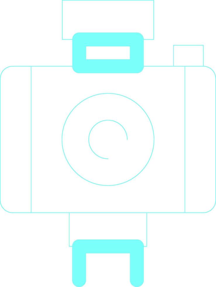 Camera Creative Icon Design vector