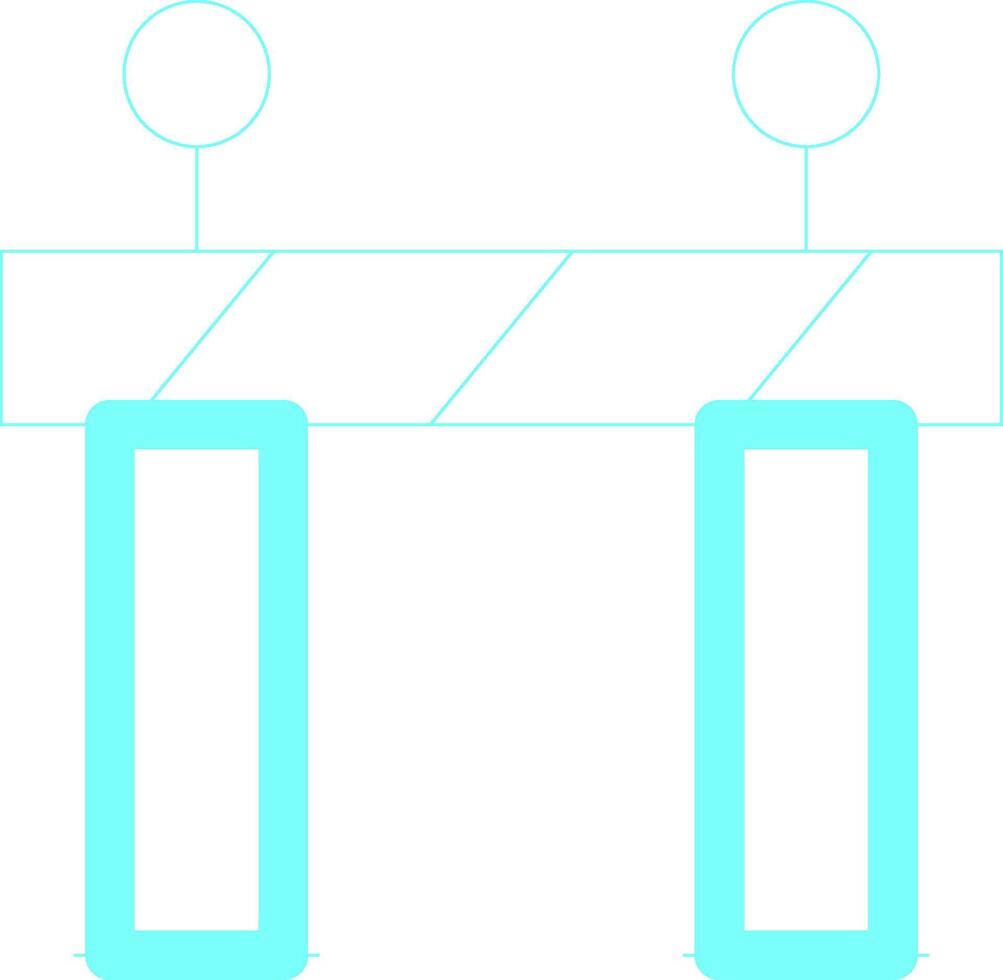 Barrier Creative Icon Design vector