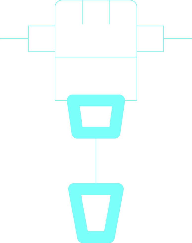 Jackhammer Creative Icon Design vector