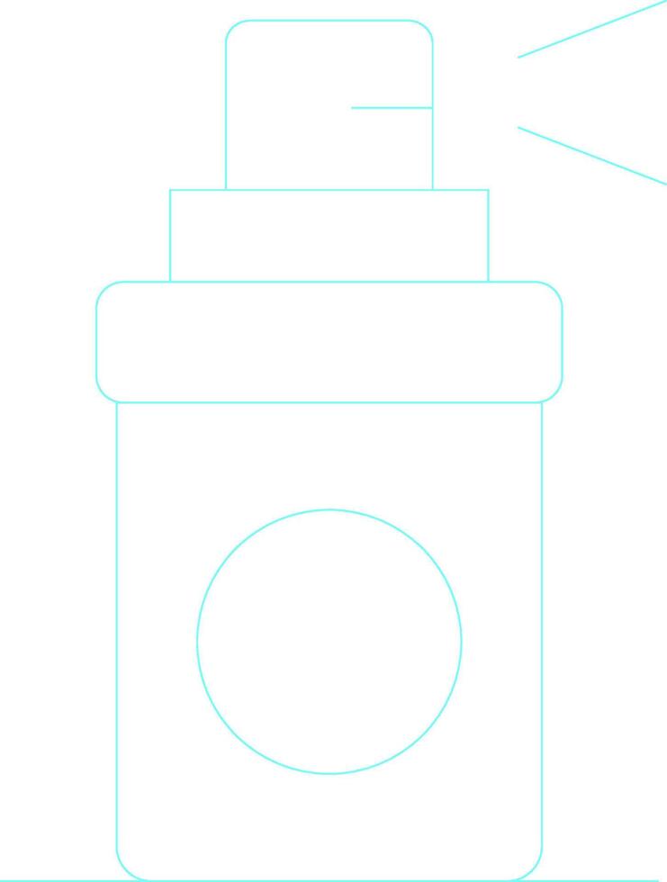 diseño de icono creativo de spray de pintura vector