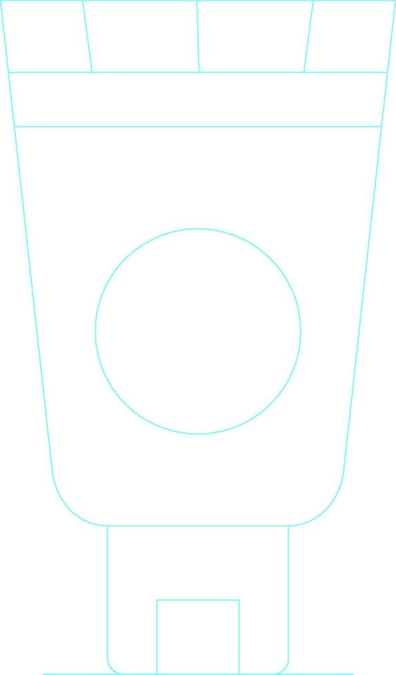 Sunscreen Creative Icon Design vector