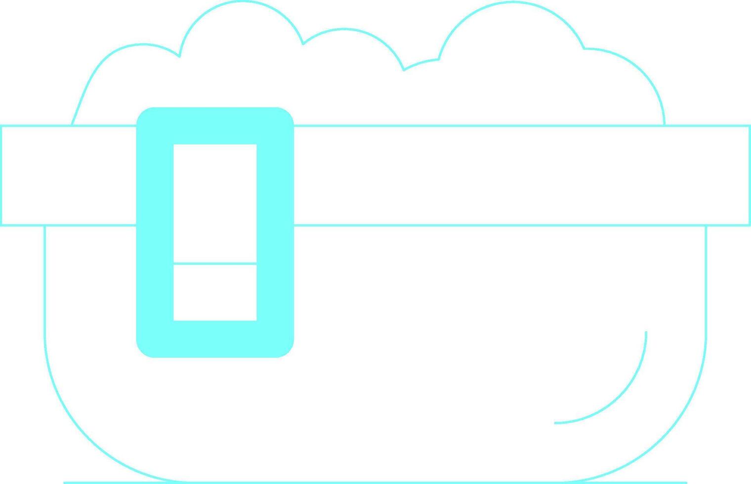 Bathtub Creative Icon Design vector