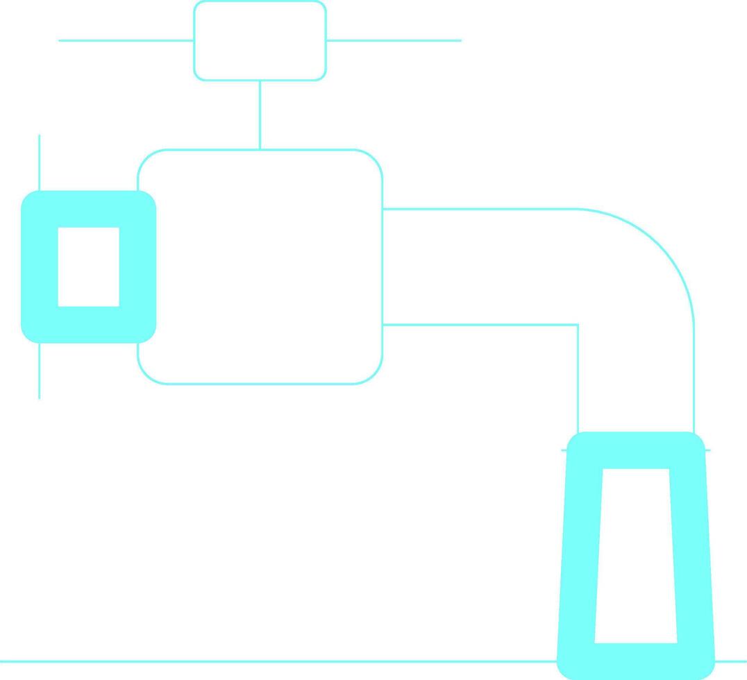 Faucet Creative Icon Design vector