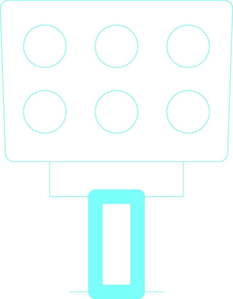 Light Creative Icon Design vector