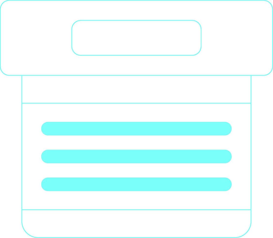 Box Creative Icon Design vector