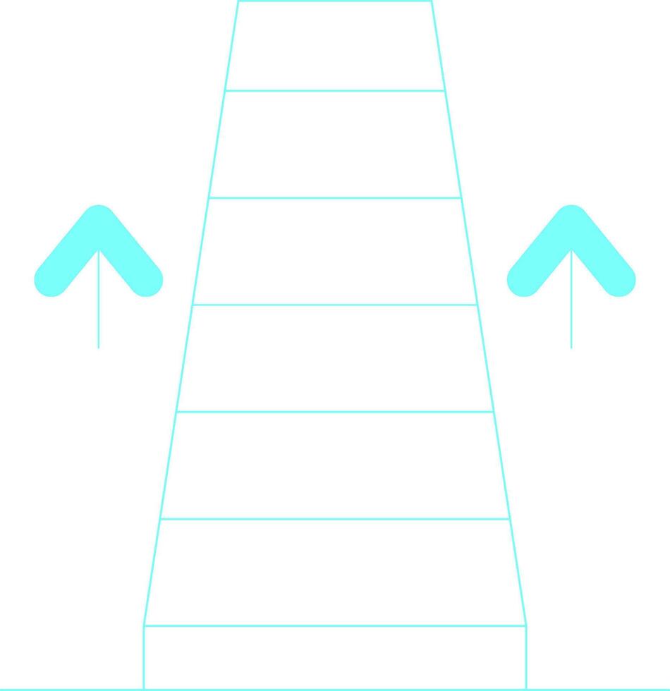 Escalator Creative Icon Design vector