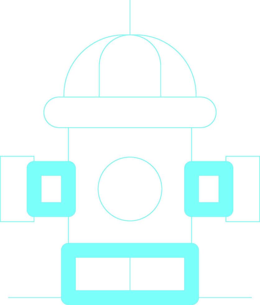 Fire Hydrant Creative Icon Design vector