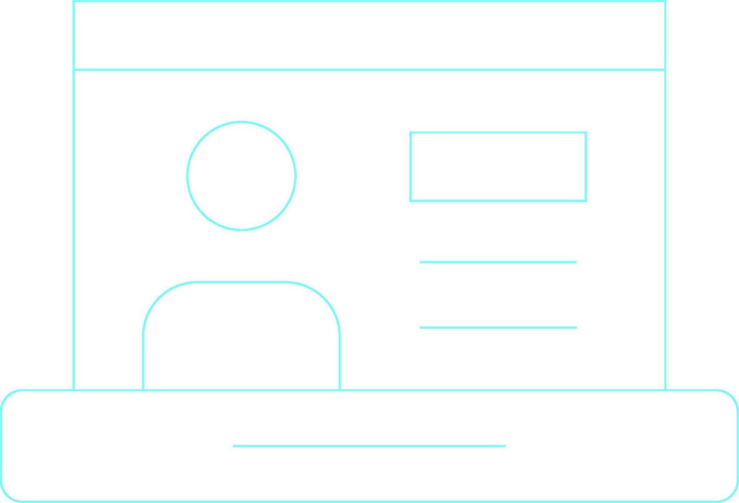 Online Class Creative Icon Design vector