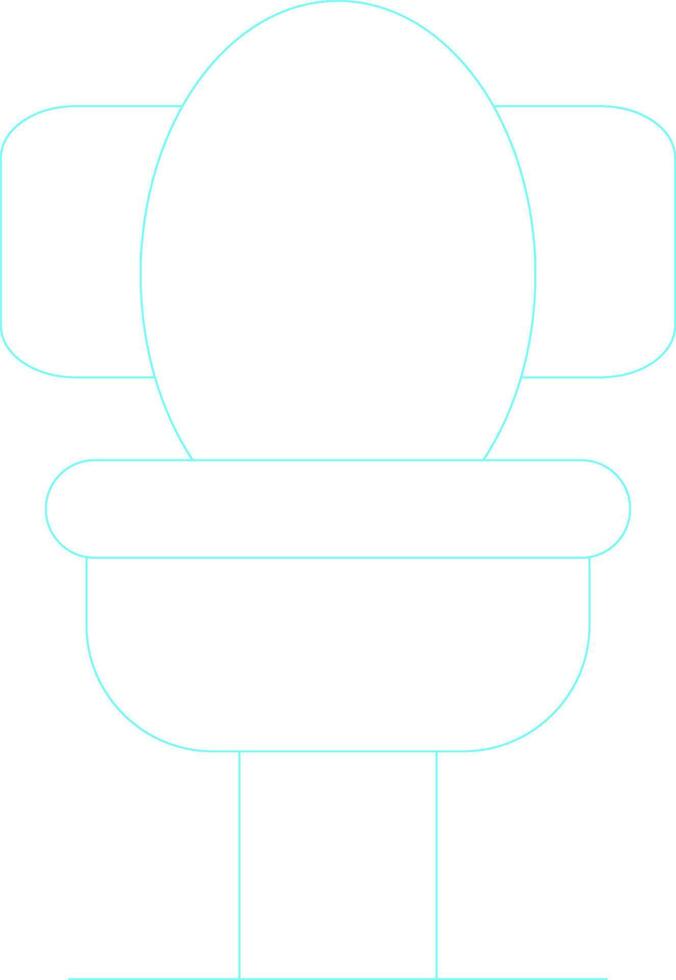 Toilet Creative Icon Design vector