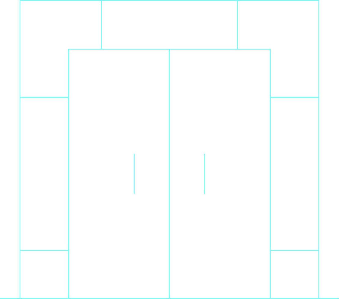 Door Creative Icon Design vector