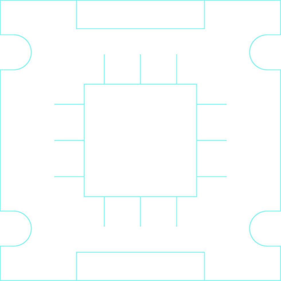 Processor Creative Icon Design vector