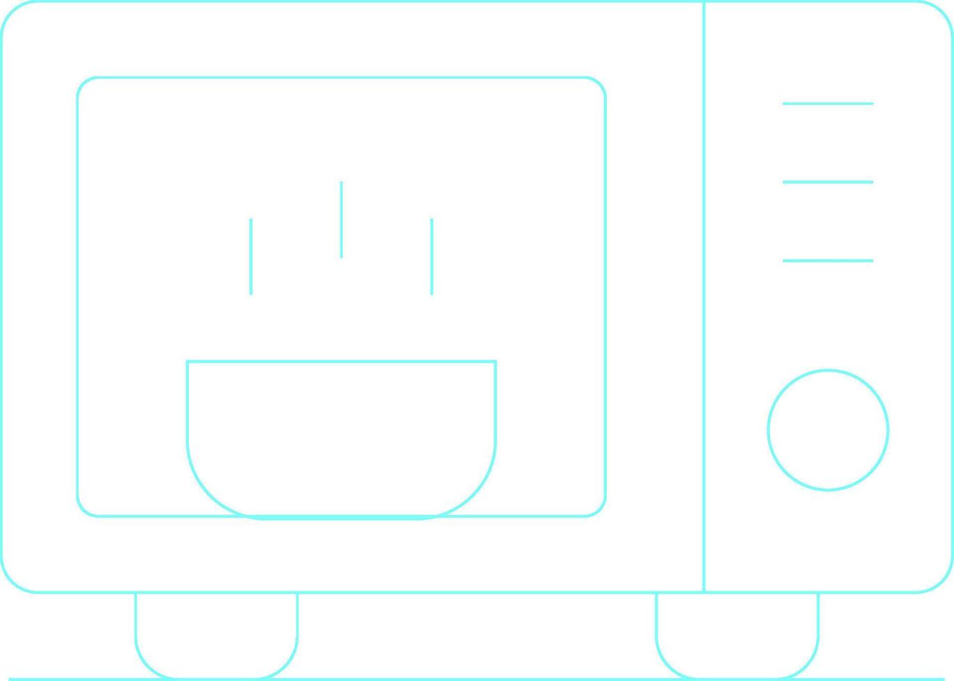 Microwave Creative Icon Design vector