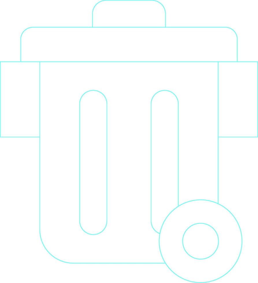 Bin Creative Icon Design vector