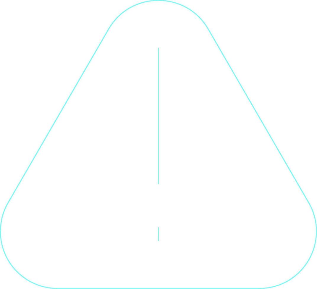 Warning Creative Icon Design vector