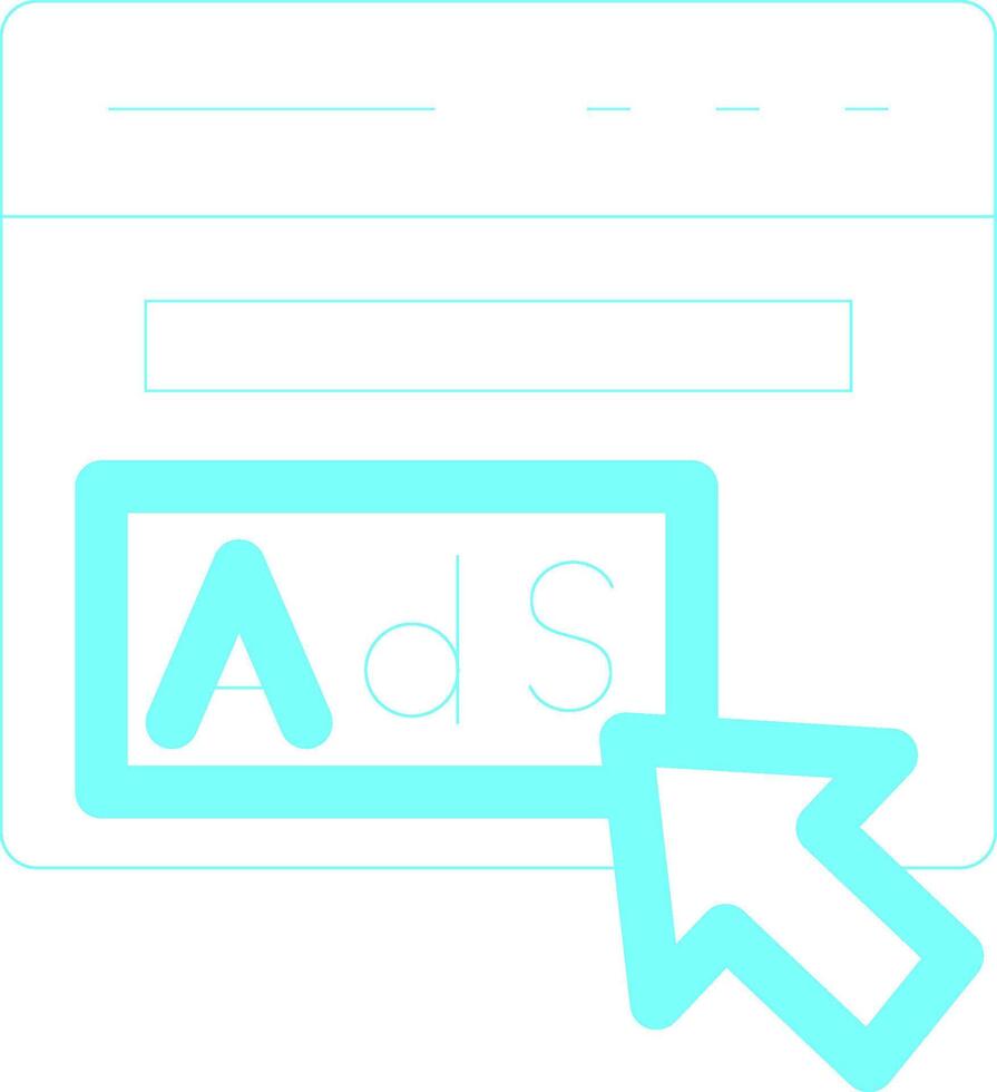 Advertising Creative Icon Design vector