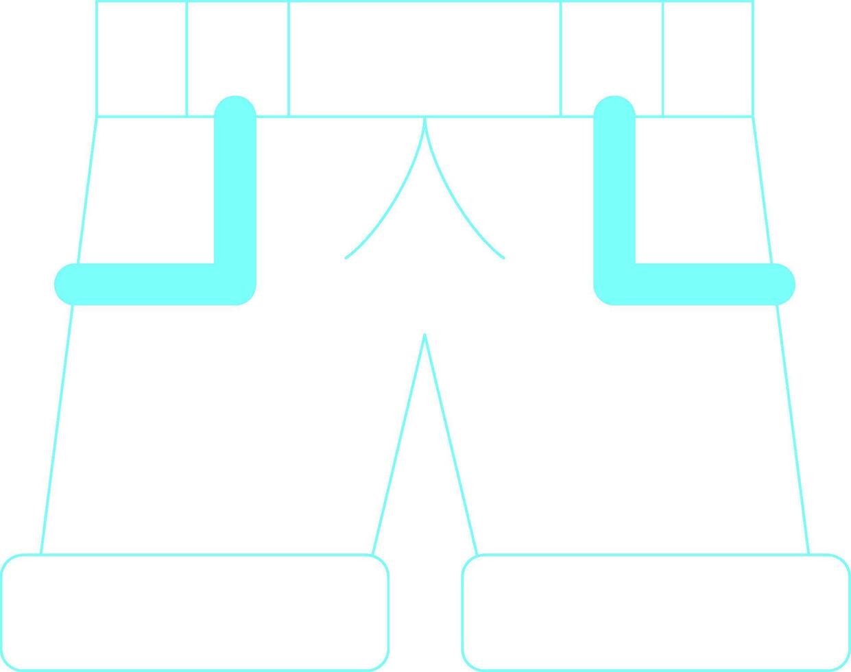 Swimsuit Creative Icon Design vector