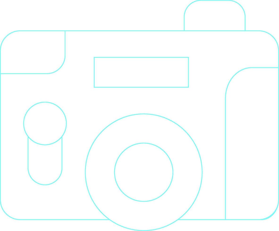 Disposable Camera Creative Icon Design vector