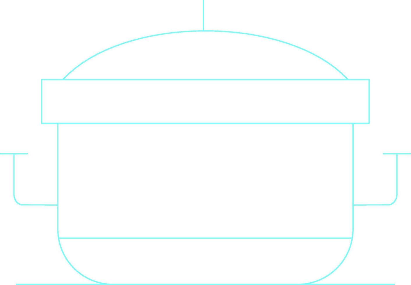 Cooking Pot Creative Icon Design vector