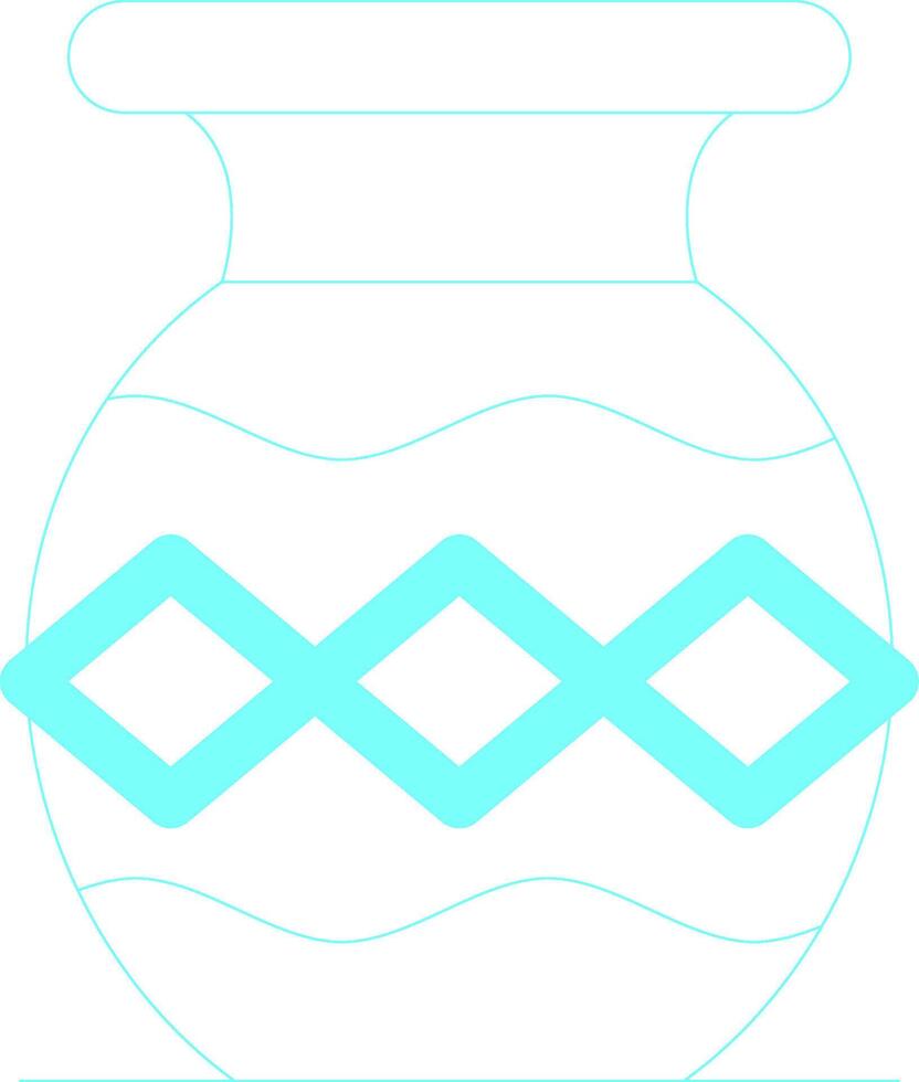 Vases Creative Icon Design vector