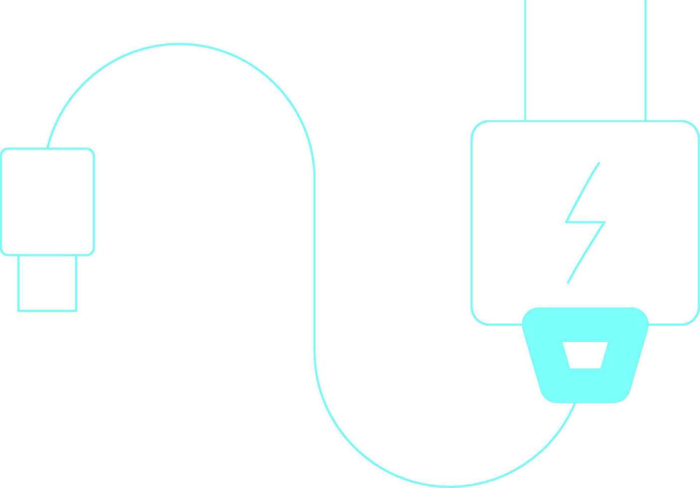 Charger Creative Icon Design vector