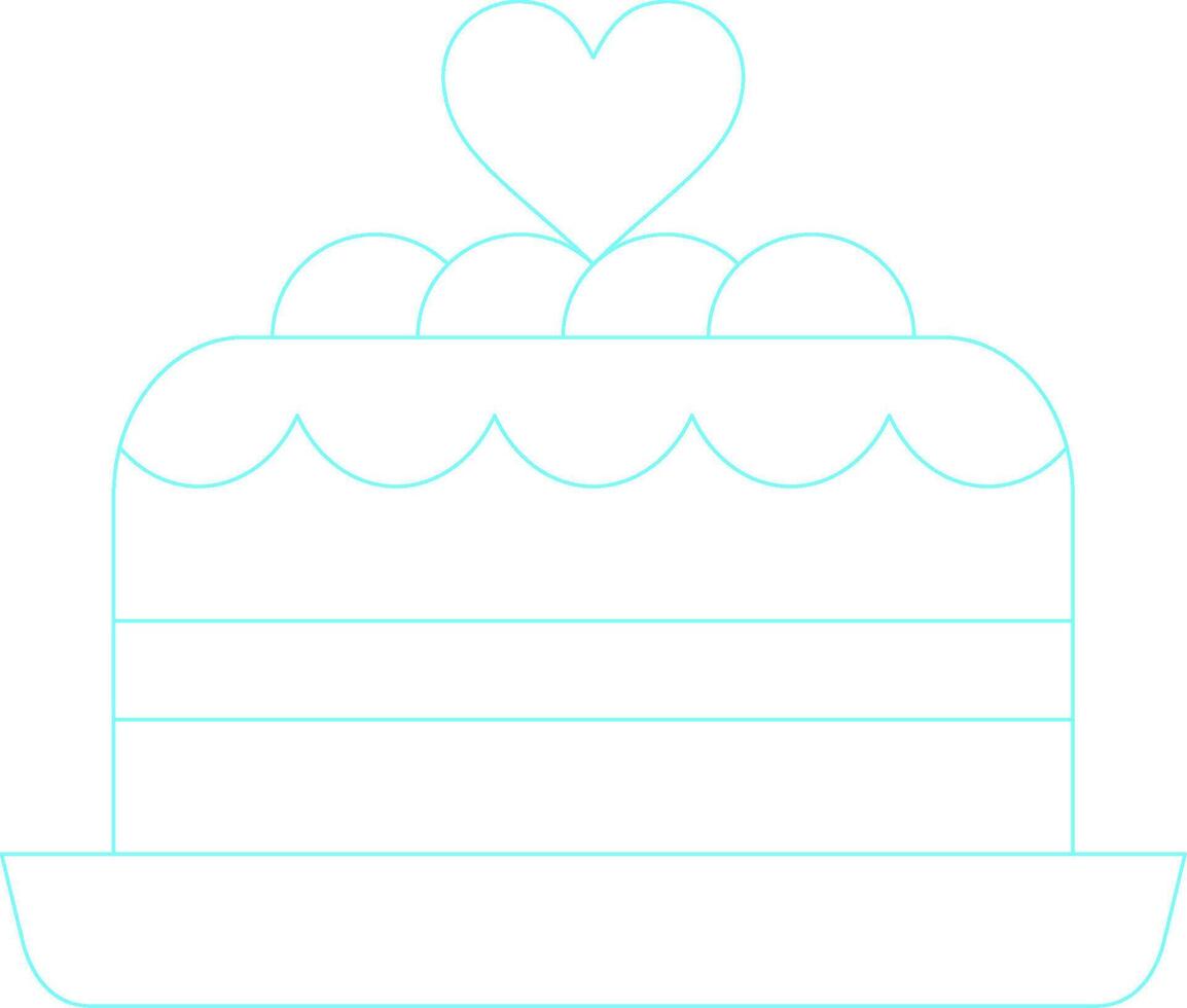 Cake Creative Icon Design vector