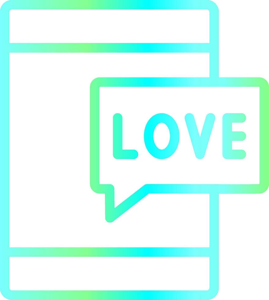 Love Call Creative Icon Design vector