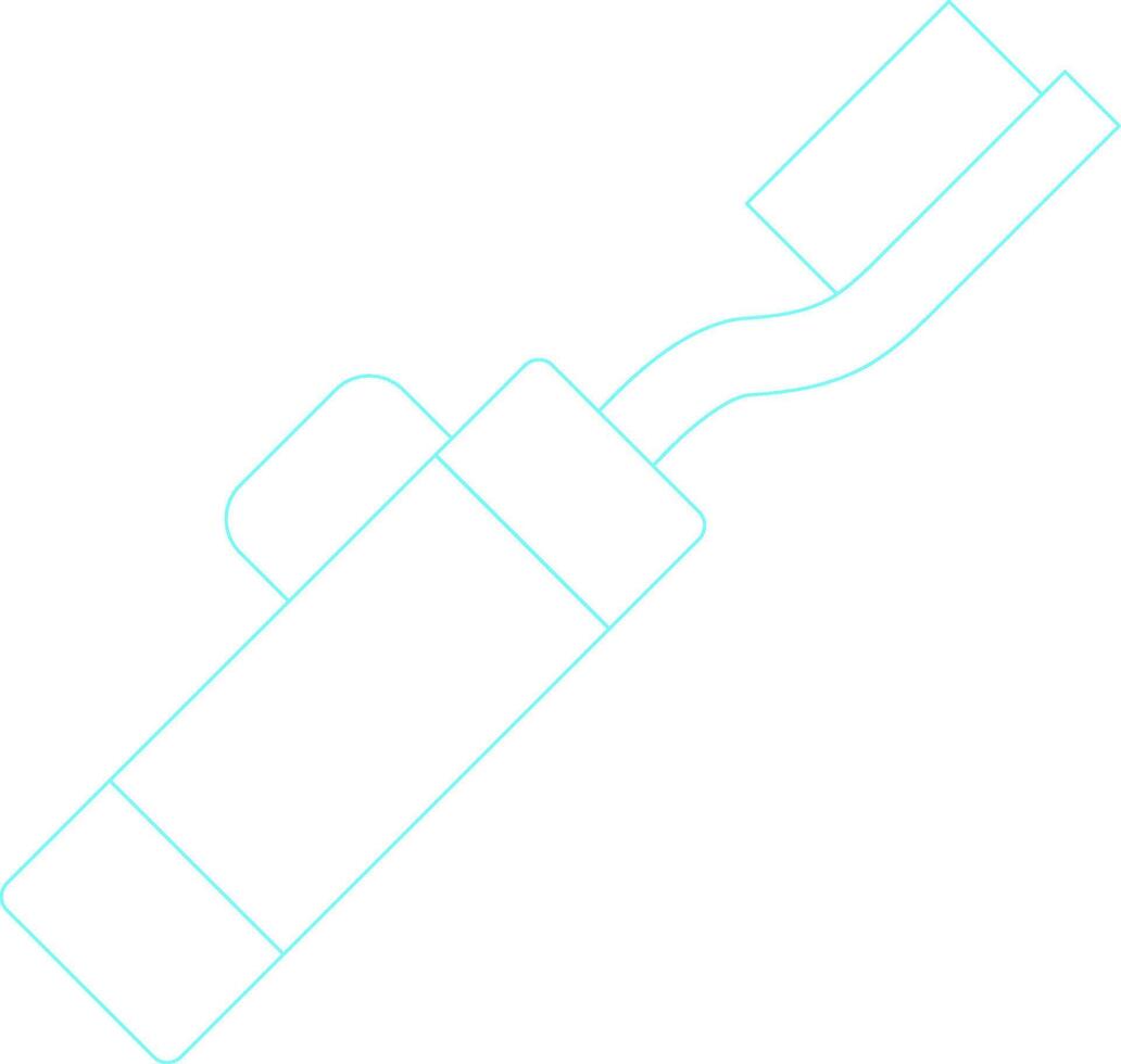 Electric Toothbrush Creative Icon Design vector
