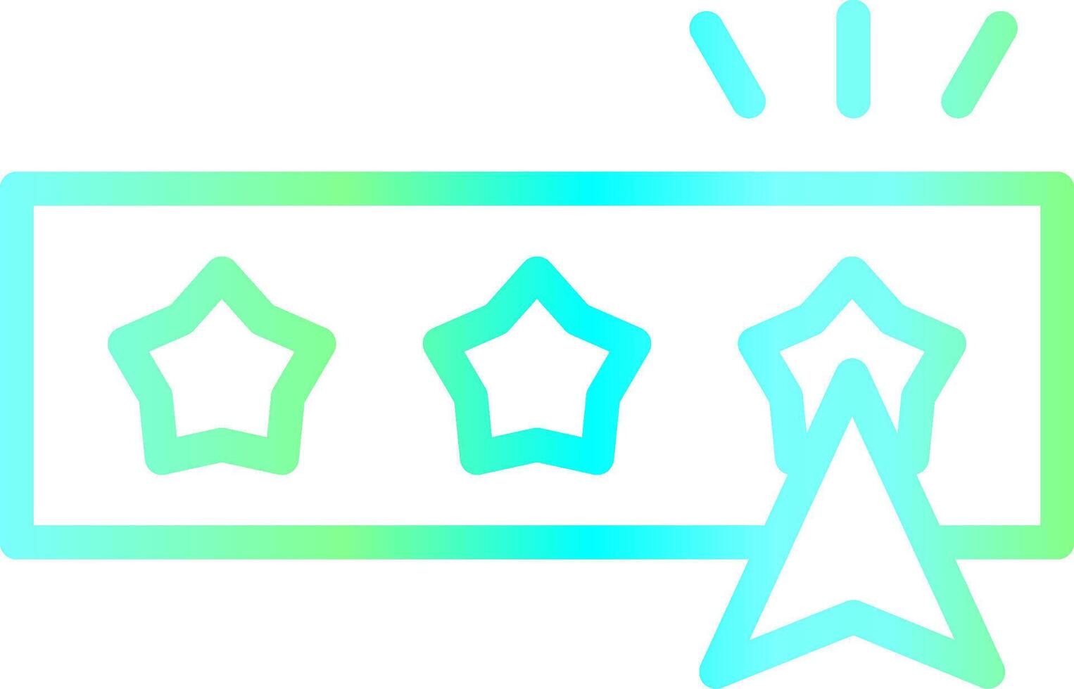 Rate Creative Icon Design vector