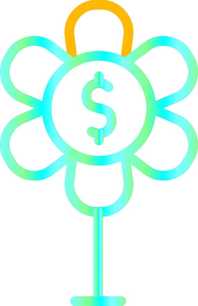 Money Growth Creative Icon Design vector