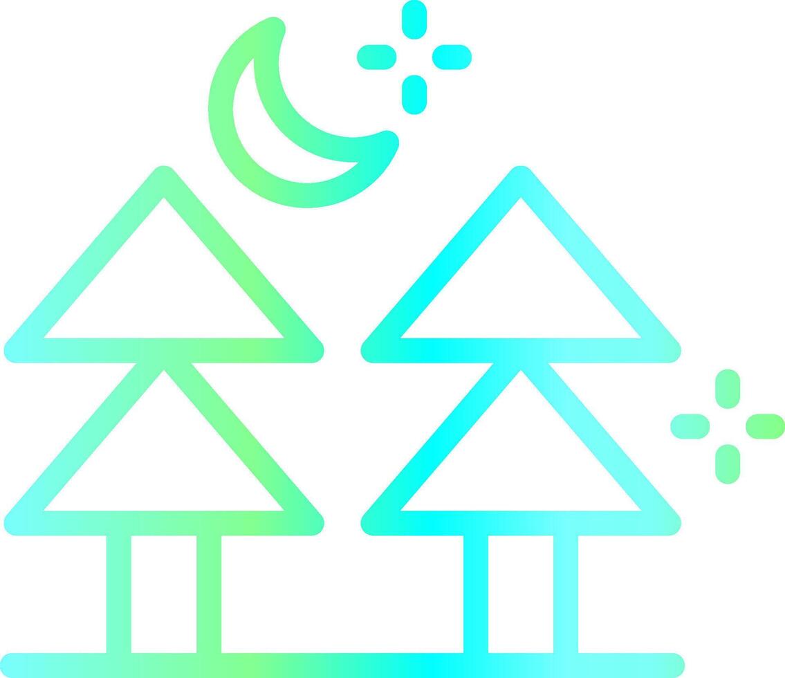 Forest Creative Icon Design vector
