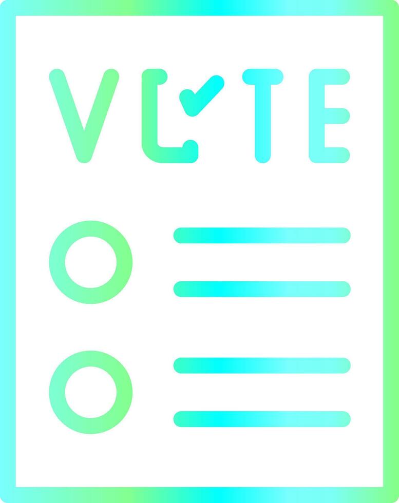 Ballot Creative Icon Design vector