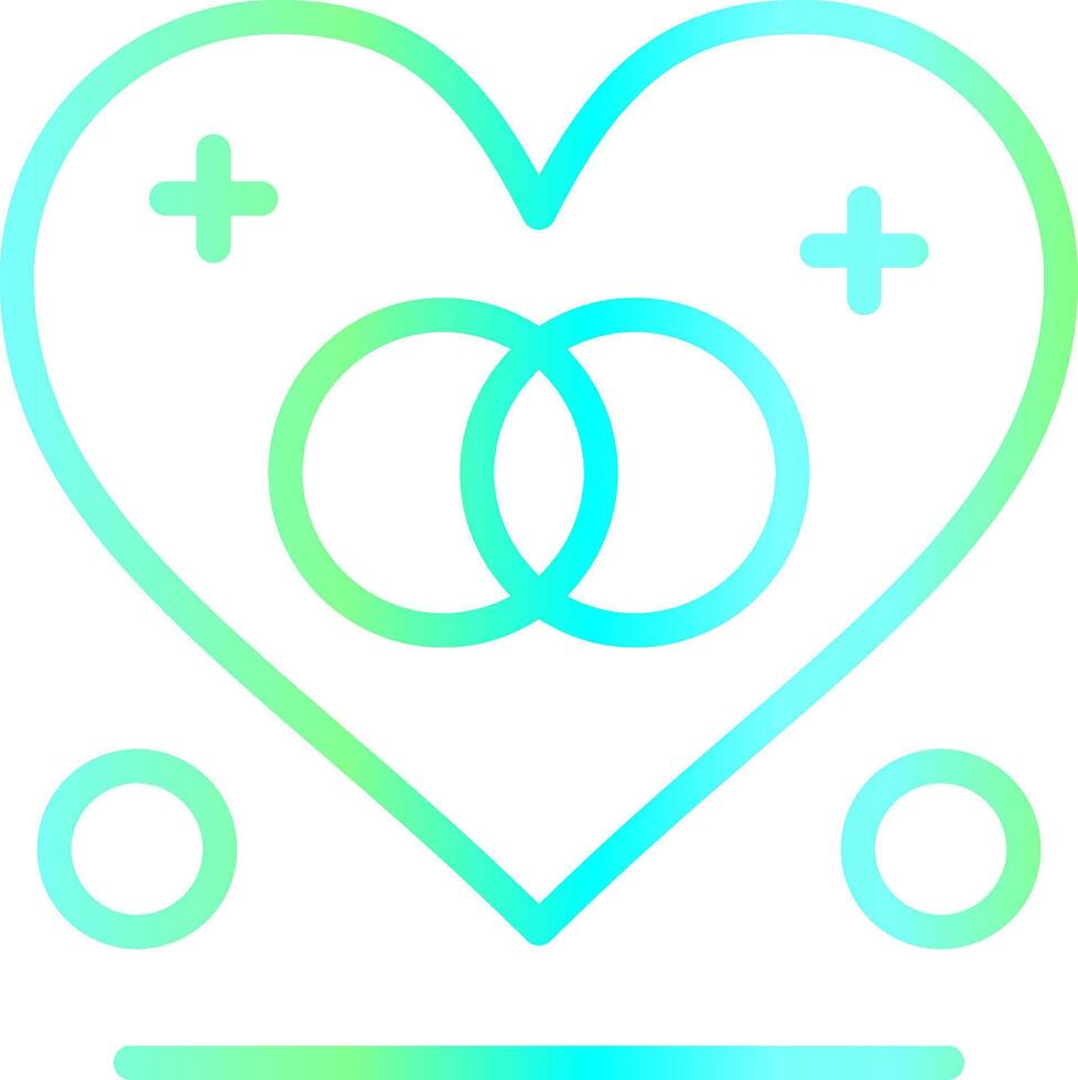 Line Blue Green Gradient Design vector