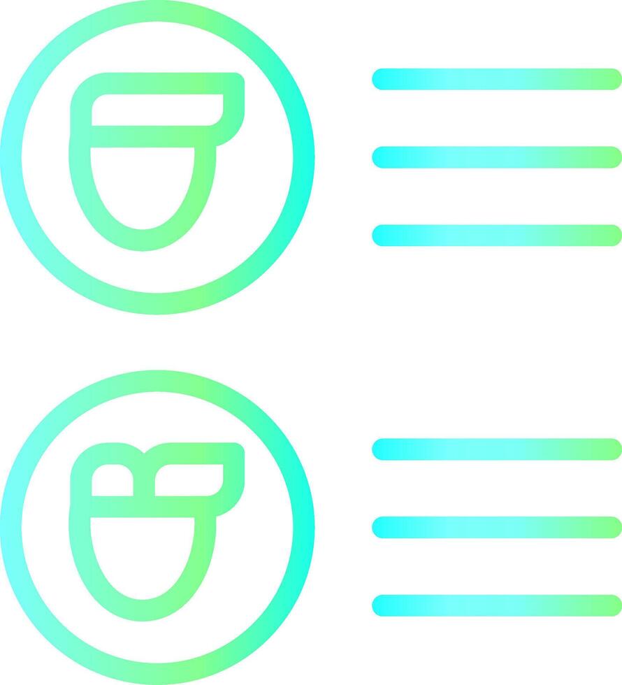 Candidates Creative Icon Design vector