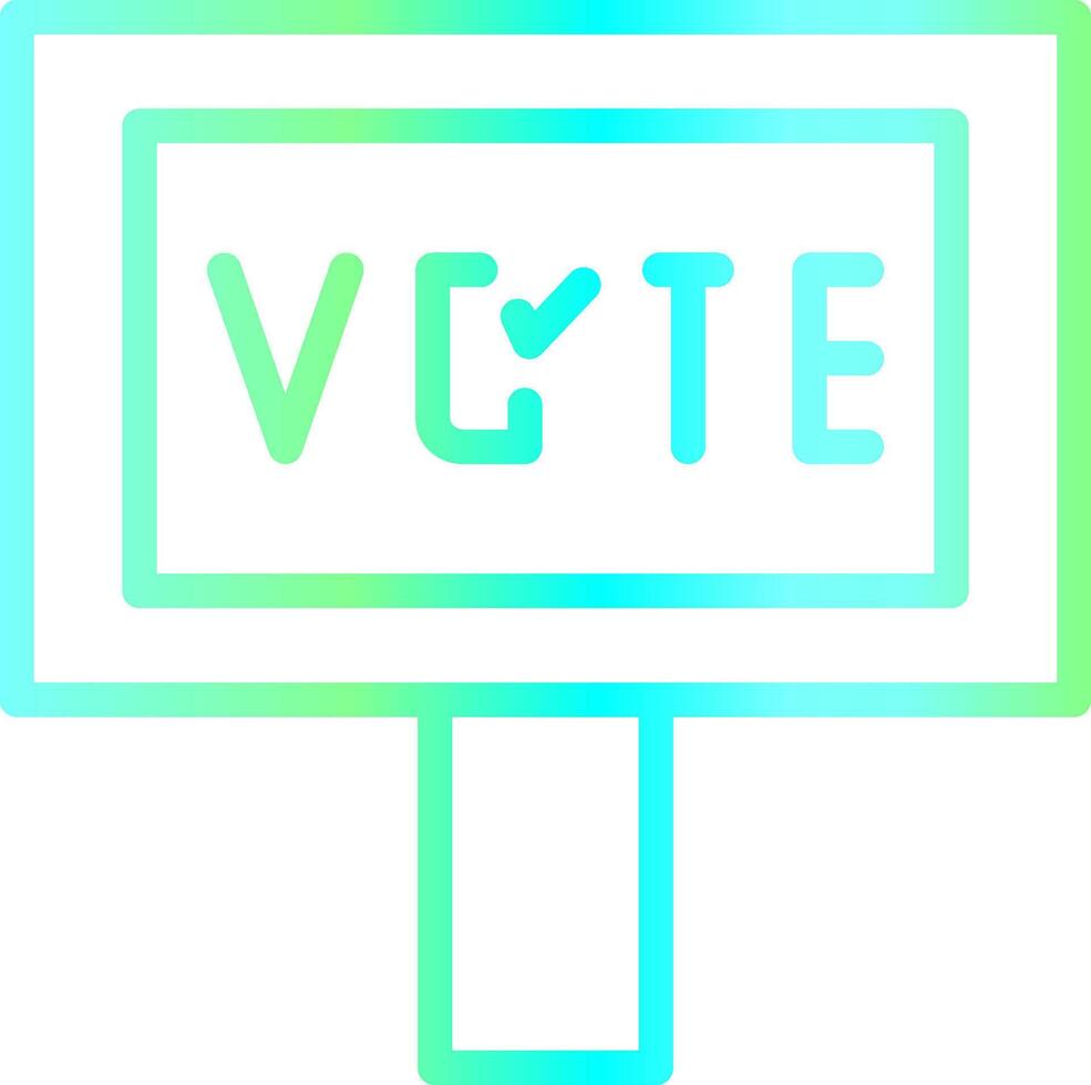 Vote Creative Icon Design vector