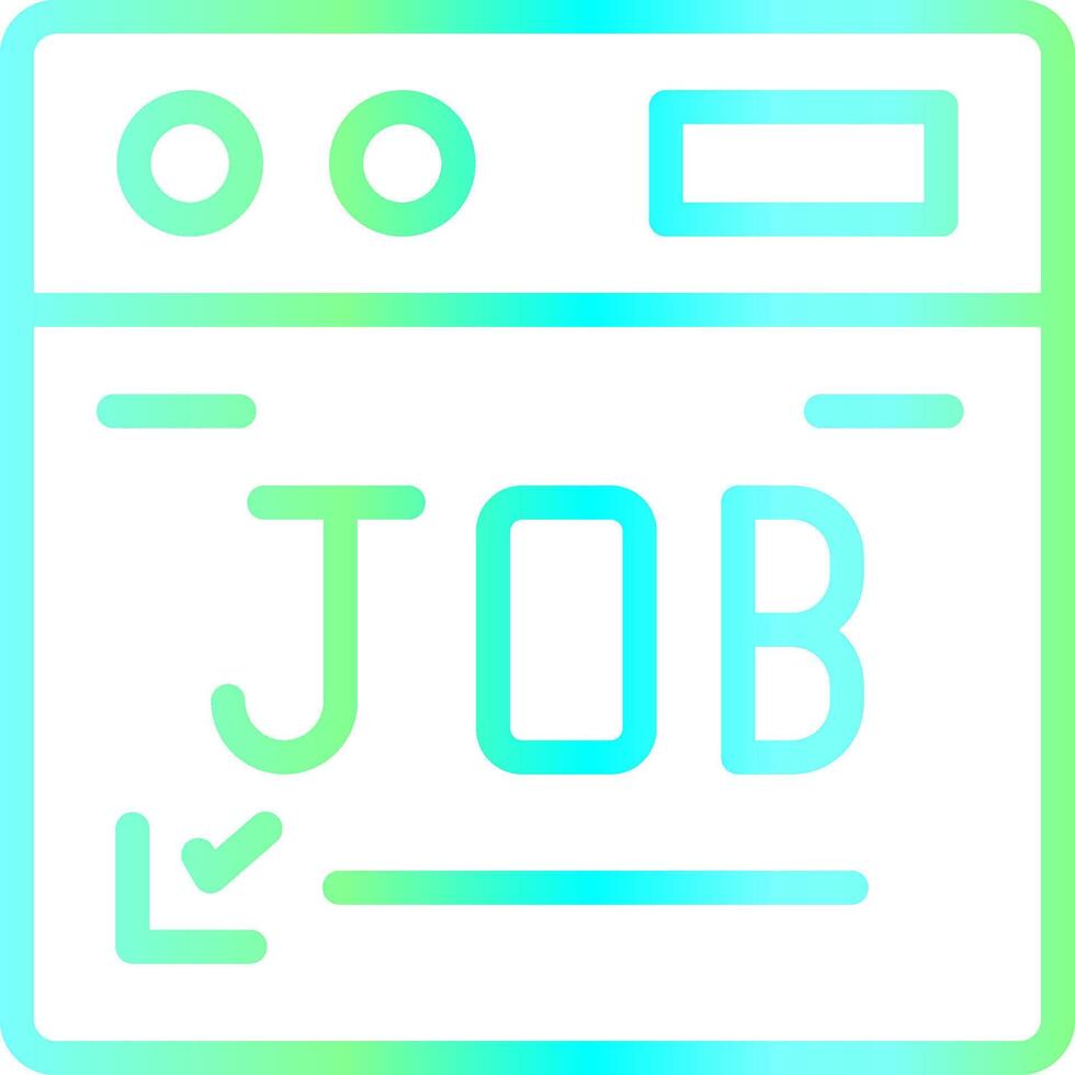 Job Creative Icon Design vector