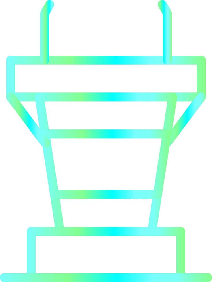 Podium Creative Icon Design vector