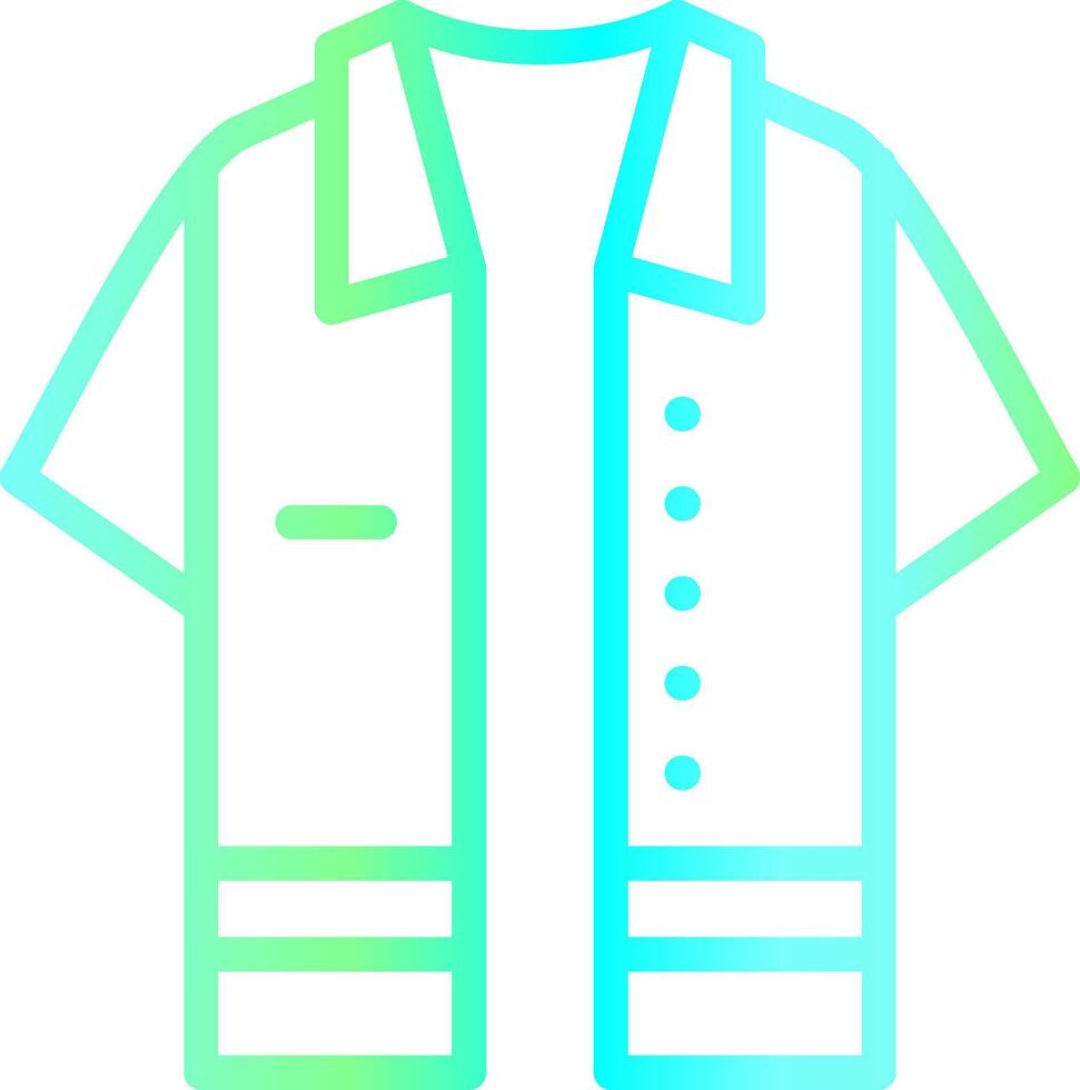 diseño de icono creativo de camisa vector