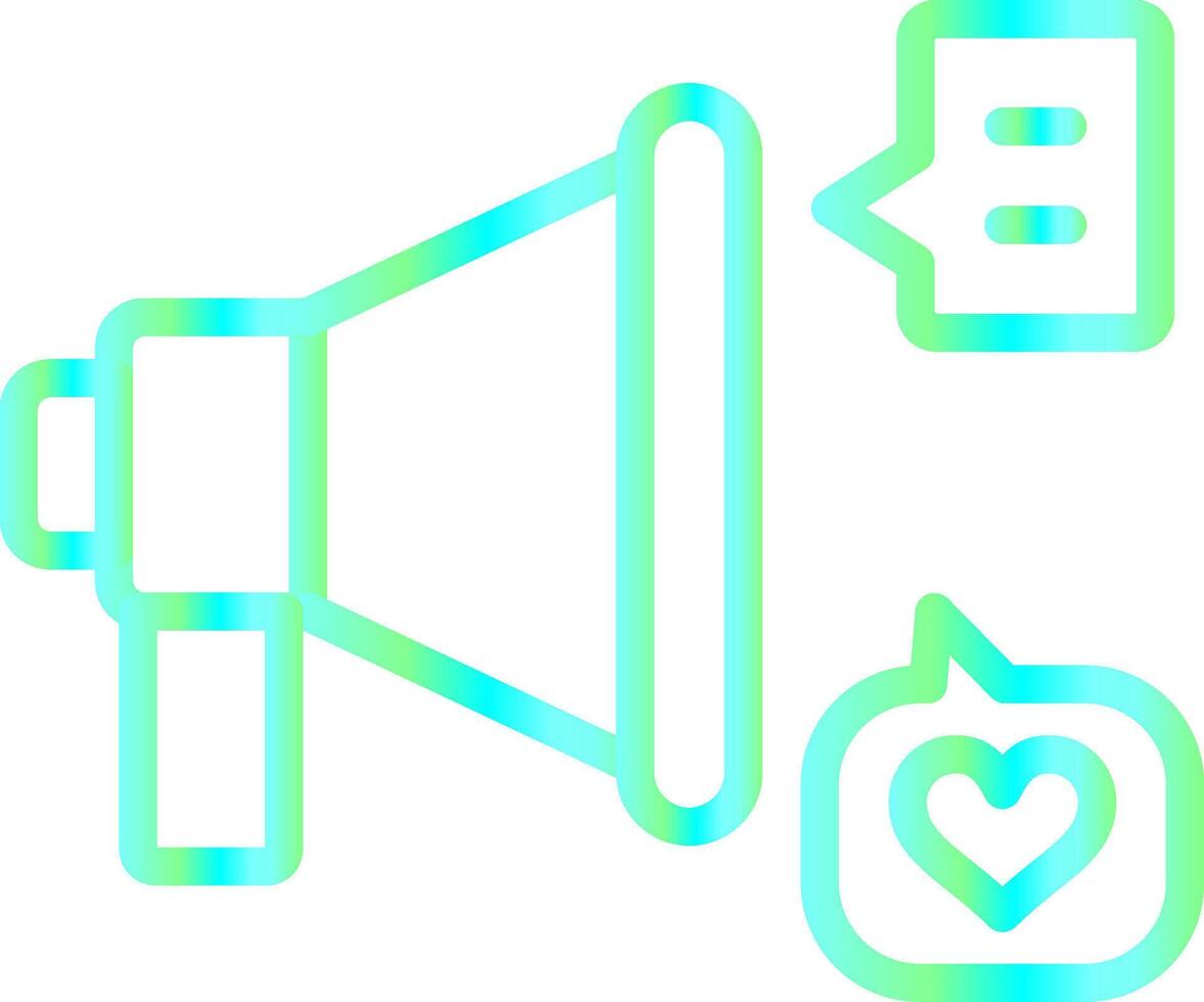 Campaign Creative Icon Design vector