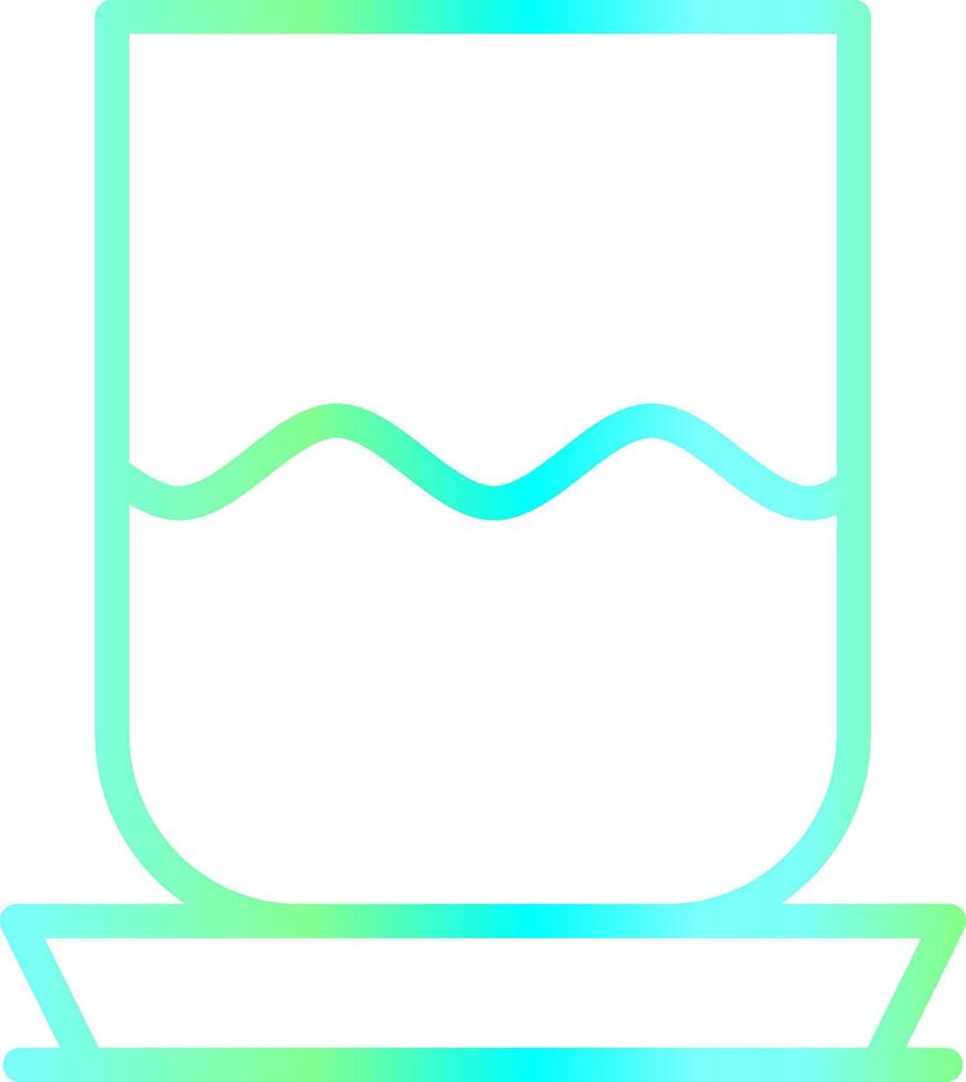 diseño de icono creativo de vaso de agua vector